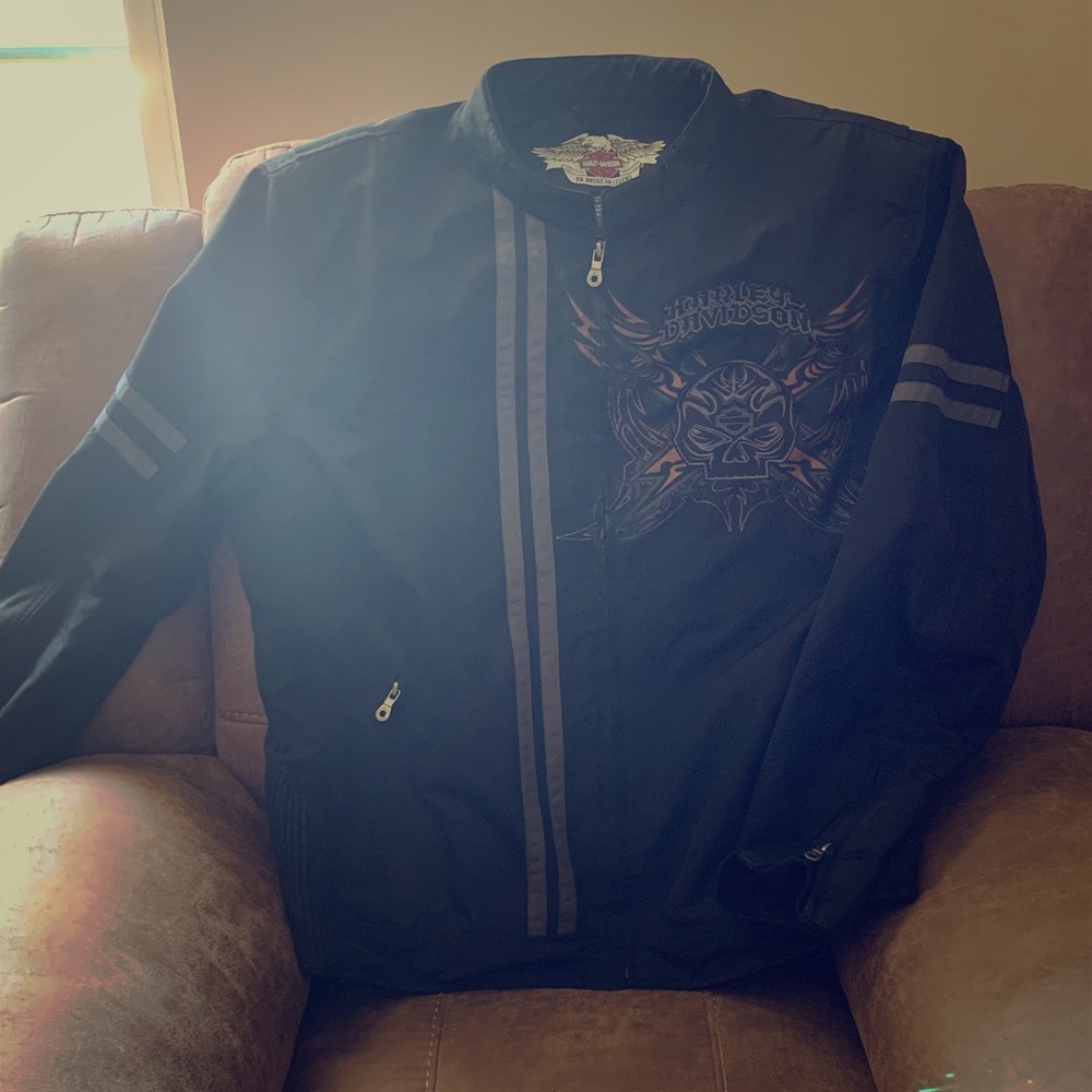 Harley Davidson Nylon Bomber Jacket